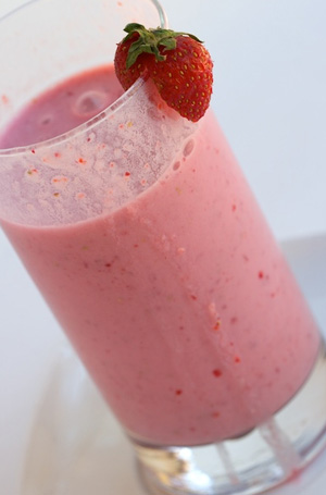 strawberry milkshake