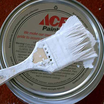 white paint